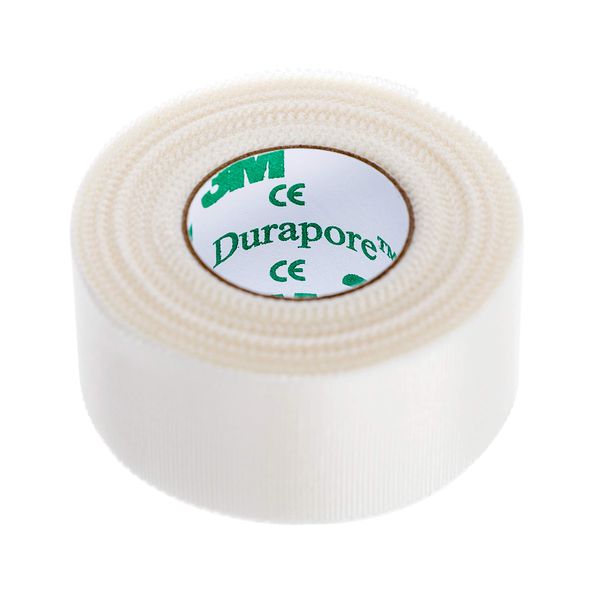 Silk Durapore 3M First-Aid Medical Tape - Silk-Like Bandaging Tape - 1" x 10 Yd - (6 Pack)