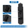 X AUTOHAUX Front Right Driver Side Power Window Switch No.D65166350A Window Control Switch for Mazda 2 6 2008-2012 Black