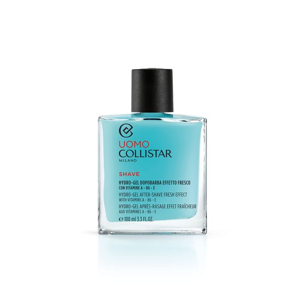 Collistar Aftershave-Hydro-Gel mit Frischeeffekt aus der Männerserie, leicht alkoholisches Aftershave-Gel, zieht schnell ein, spendet Feuchtigkeit und verleiht dem Gesicht Vitalität, 100 ml