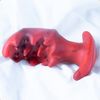 BeHorny Prostate Massager Butt Plug, Mega-Milk It Red/Black