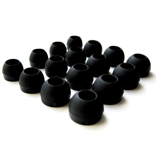 NICKSTON 16pcs (B-4sz) Replacement Earbuds Eartips Adapters Compatible with Letsfit U8i Sport Noise Cancelling Earphones Headphones