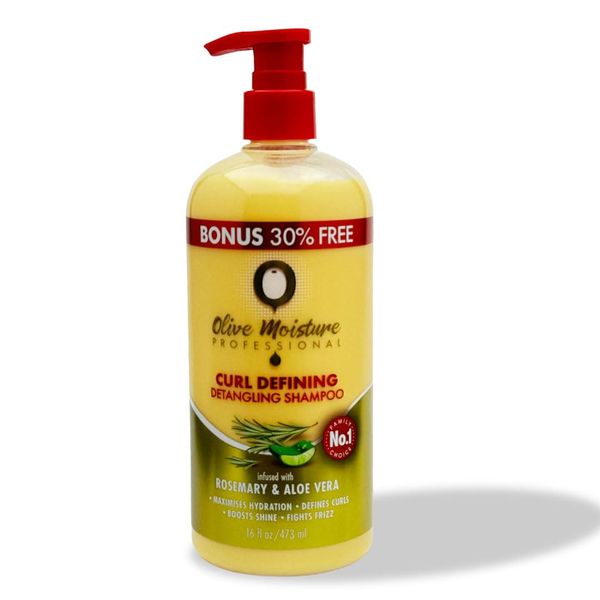 Olive Moisture Professional Curl Defining Detangling Shampoo 16 Oz
