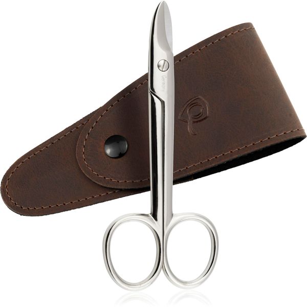 marQus - Foot nail scissors made in Germany with very sharp blade, incl. case for precise cutting of toenails - toenail scissors