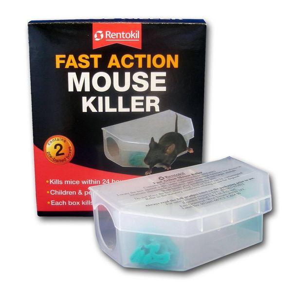 PSF135 Fast Action Mouse Killer Twin pack