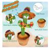 Dancing Cactus Repeat Talk Sing Glow Interactive Plush Toy for Kids | USB | USA