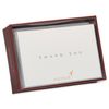 Papyrus Thank You Cards with Envelopes, Silver Border (16-Count)