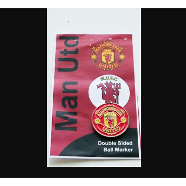 Man Utd Golf Marker (Man utd Golf, Red/White)