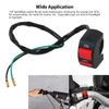 7/8" Motorcycle Handlebar Kill ON-OFF Latching Switch 12V Scooter ATV Bike