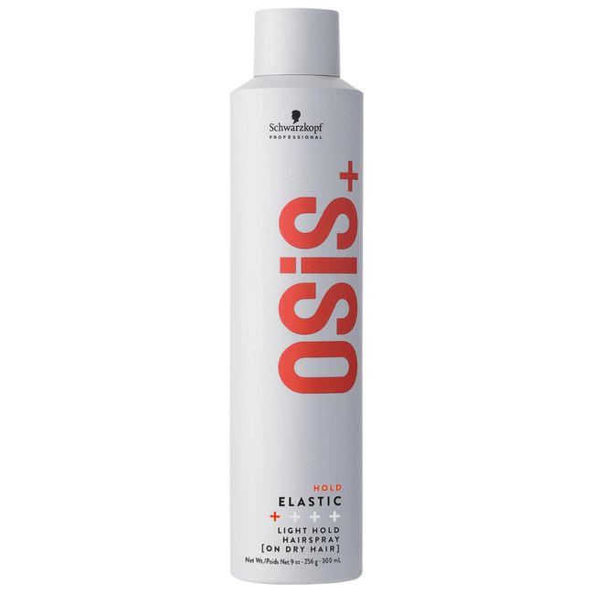 OSiS+ Elastic Light Hold Hairspray 9oz - | Heat Protection and Shine | All Hair Types