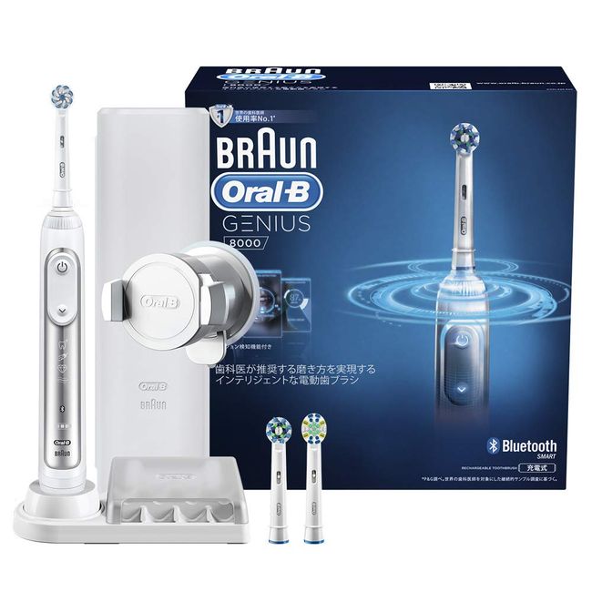 Braun D7015355XC Oral B Genius Electric Toothbrush, White