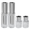 Kyuionty 4Pcs Shallow & Deep Socket 10mm Socket 3/8 Inch Drive Metric 6 Point
