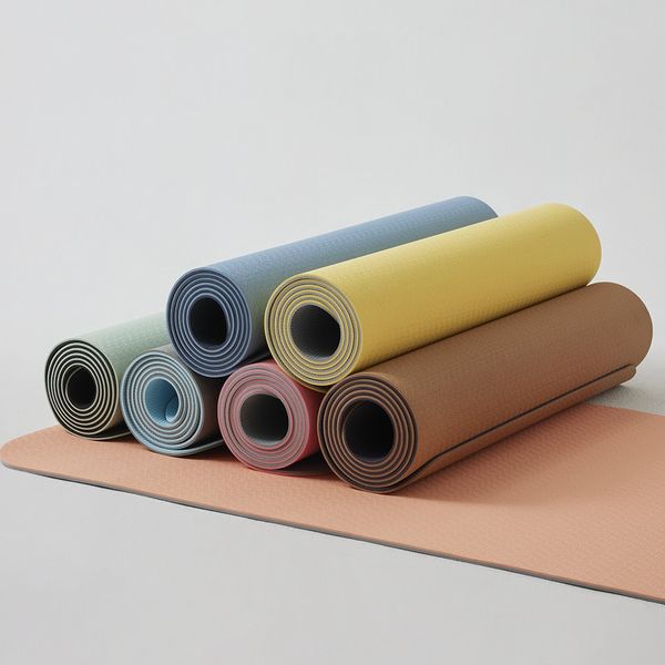 Althehere yoga mat tpe 8mm, oatmeal