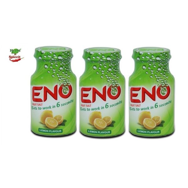 ENO Lemon Fruit Salt Antacid Powder 3x100g Free P&P Premium HerbsnSpiceit