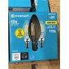 EcoSmart FG-04069 Dimmable Candelabra LED Light Bulb Bright White 40W (5 Pack)