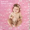 Yukkidds Cot Sheets 120x60 Fitted Cotbed Sheet 2 Pack Baby Cot Sheets Super Soft & Breathable Microfiber Pink Unicorn