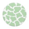 PopSockets Cow Print Pattern in Light Green Pastel Green PopSockets Swappable PopGrip