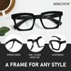 MMOWW 3 Pack Oversized Reading Glasses for Women Men, Blue Light Blocking Computer Readers with Spring Hinge Scratch Resistant +1.0