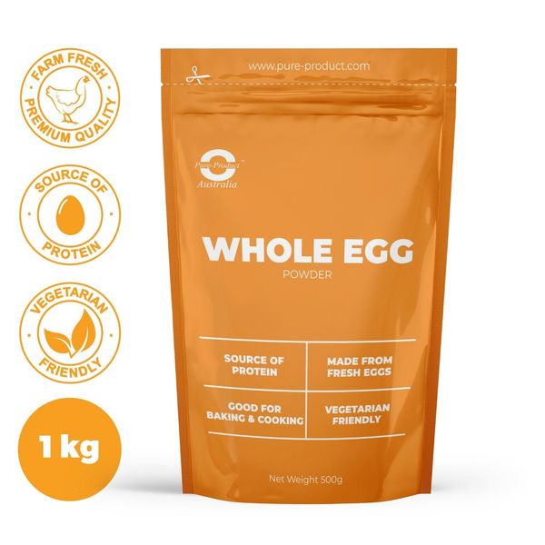 WHOLE EGG POWDER 1KG 100%  Australia PURE EGG