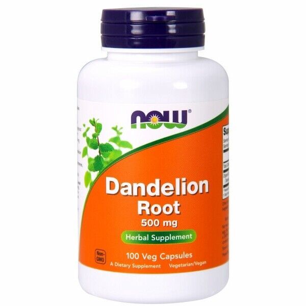 Dandelion Root 500 mg 100 Caps By Now Foods