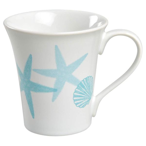 222 Fifth Coastal Life Blue Mug