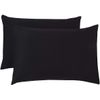 Egyptian Cotton 200 Thread Count Pillow Cases 2 Pack (Black)