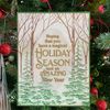3D Embossing Folder for Card Making, Snowy Christmas Tree Clear Texture Fades