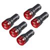 uxcell 5Pcs Red Light with Buzzer AC/DC 12V, 22mm Panel Mount Flashing Alarm, for Electrical Control Panel, HVAC, DIY Projects