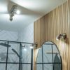 MiniSun | Chrome Single Spotlight Adjustable GU10 Wall/Ceiling Light | Wall Spotlights, Home Décor & Improvement Essential