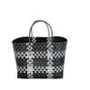 PP Band Bag Shopping Basket Laundry Basket (Black)