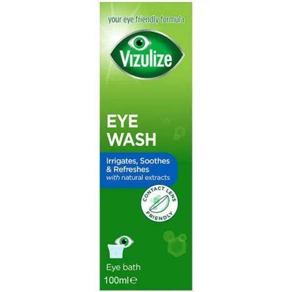 VIZULIZE Eye WASH 100ml SOOTHES & REFRESHES Tired Eyes