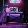 44inch Corner Gaming Desk Computer Desk with Large Desktop Work Place with Hook