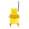 26 QT Yellow Space Saving Combo Mop Bucket and Side Press Wringer Lavex