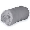 Douceur d'Intérieur Single Fitted Sheet, Cotton, Pebble, 90 x 190 cm