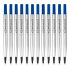 Parker Rollerball Pen Refills | Medium Tip | Blue QUINK Ink | 12 Count