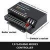 For 8 Bulbs Hide-A-Way Emergency Hazard Strobe Light Kit Replacement Control Box