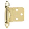Hardware House 64-4526 Contractor Pack Inset Cabinet Hinge, Bright Brass, 10-Pack