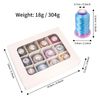 Sewing Machine Embroidery Thread Set, 550Y Spools x 12 Colors, Polyester Embroidery Thread, Sewing Thread, Shine, Glossy