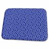 Dish Drying Mat - Bright Blue and White Confetti Confetti