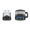 Manhattan 2 Piece Set: USB-C to USB-A Adapter & USB-A to USB-C Adapter