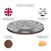 Round Single Coaster - BW - Swimming Pool Rubber Ring |Glossy Quality Coasters | Tabletop Protection for Any Table Type #36331