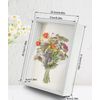 Shadow Box Frame,Wooden Shadow Boxes Display Cases Large Deep Shadow Box Memory Display Case for Crafts, Photos, Keepsake (White)