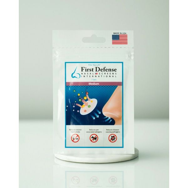 First Defense Nasal Screens (Medium) 7 pairs - 1 week supply