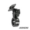 Waterproof Case & Aluminum Motorcycle Handlebar Mount for 5" Screen GPS