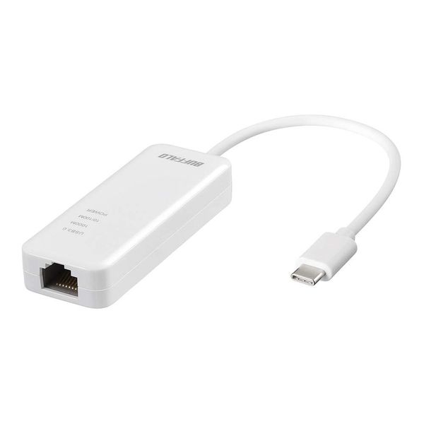 Buffalo LUA4-U3-CGTE-WH Wired LAN Adapter White Gigabit Type-C USB 3.1 (Gen 1)