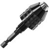 0.3-6.5mm Keyless Drill Chuck Conversion Tool Adapter, Mellbree Drill Chuck Quick Change Converter Screwdriver Driver Adapter with 1/4'' Hex Shank