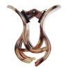 France Luxe Double Tooth Jaw - Caramel Horn