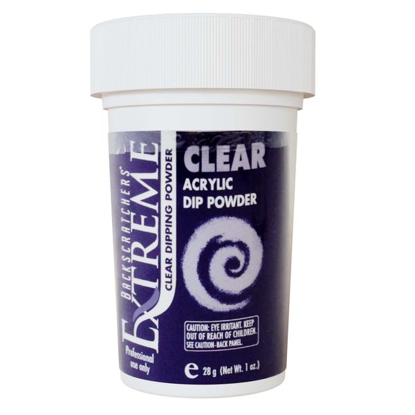 BACKSCRATCHERS Extreme Acrylic Dipping Powder Clear 1 oz.