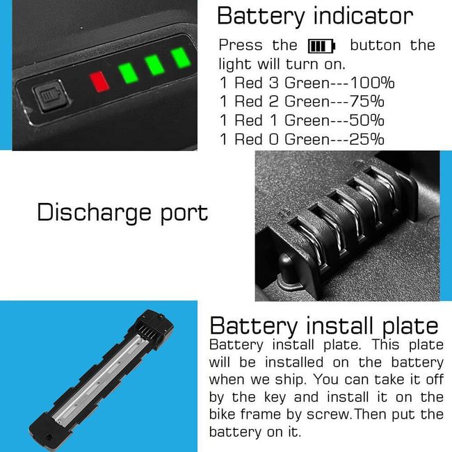 Factory price electric bike battery 48V 6Ah Li-ion Water Kettle Battery for  electric bicycle e-bike with charger and BMS - AliExpress