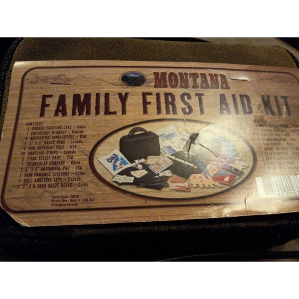 Montana Family First Aid Kit Emergency Essentials New Sealed Free Shipping