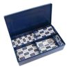 We Can Source It Ltd - First Aid Detectable Plasters - Blue Plasters with Metallic Clips - Assorted Size 100 Pieces